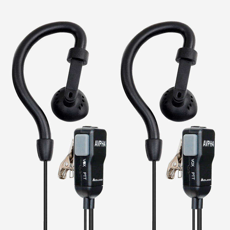 Midland AVPH4 wrap-around ear headset