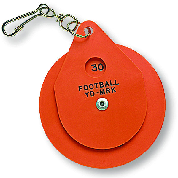 Orange football chain clip