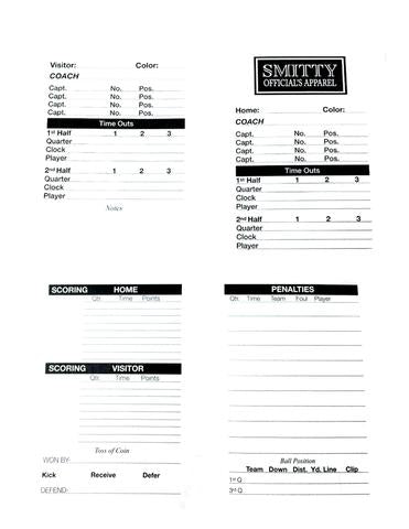Double-sided football game card